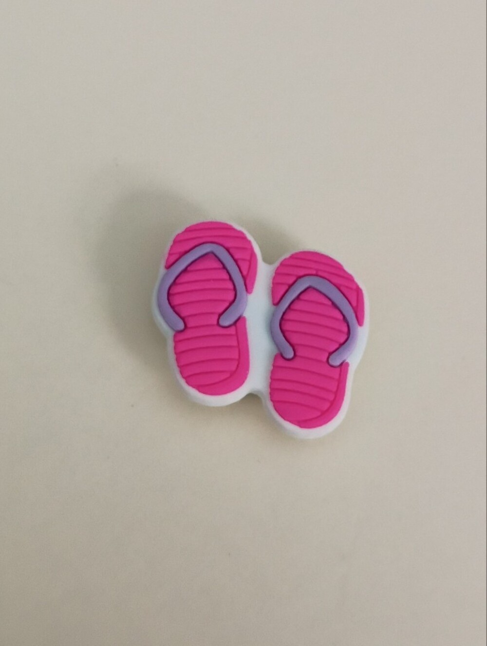 10 for $10 Jibbitz Croc Charms - Beach Summer Pink & Purple Flip Flops